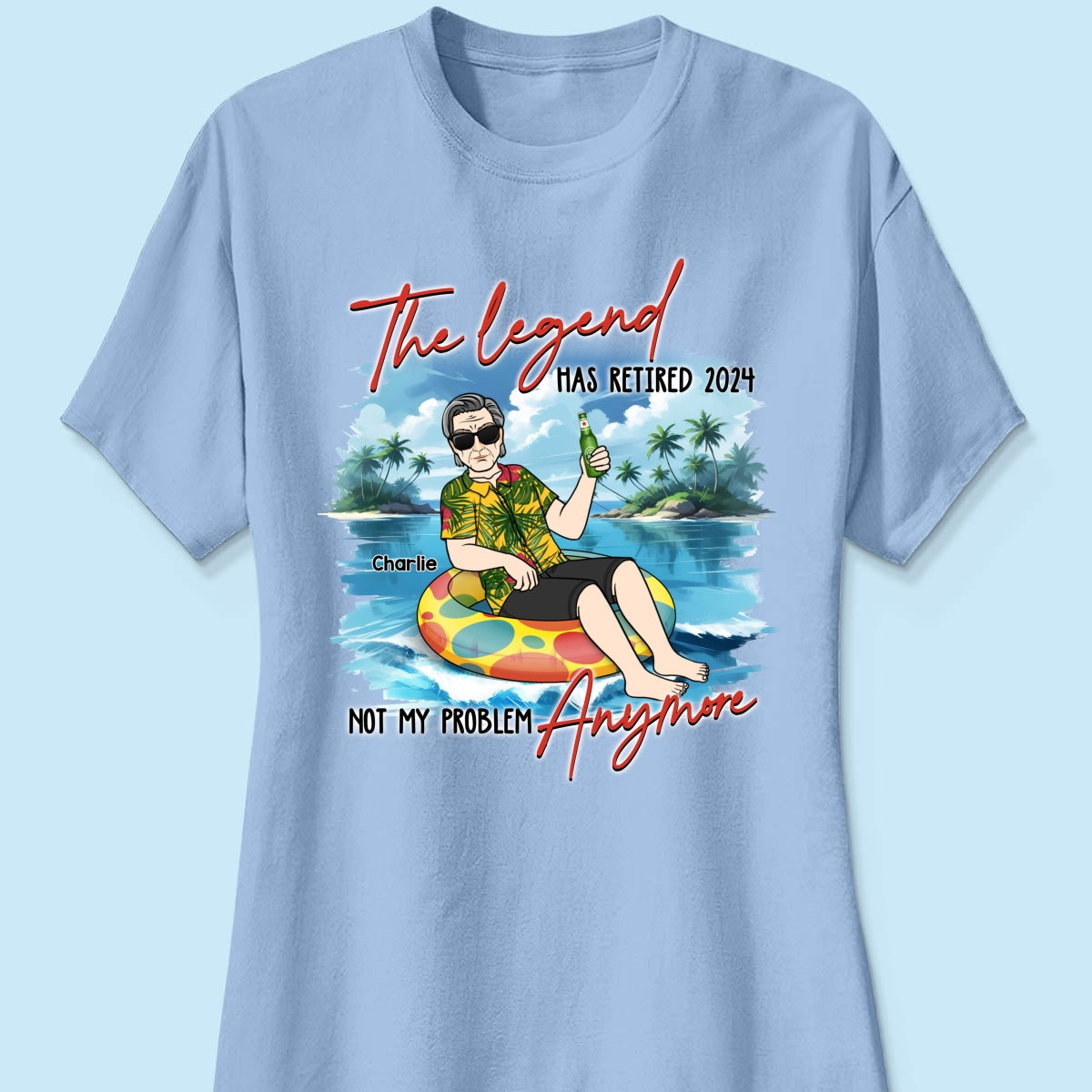 Retirement Gift Summer Man Woman Personalized Shirt