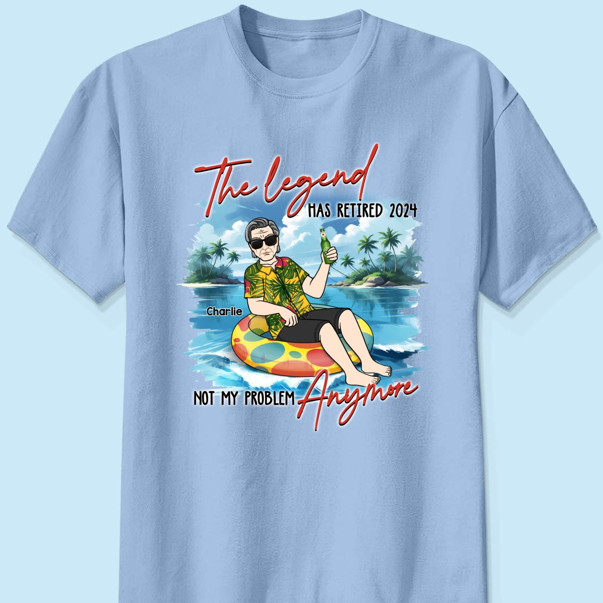 Retirement Gift Summer Man Woman Personalized Shirt