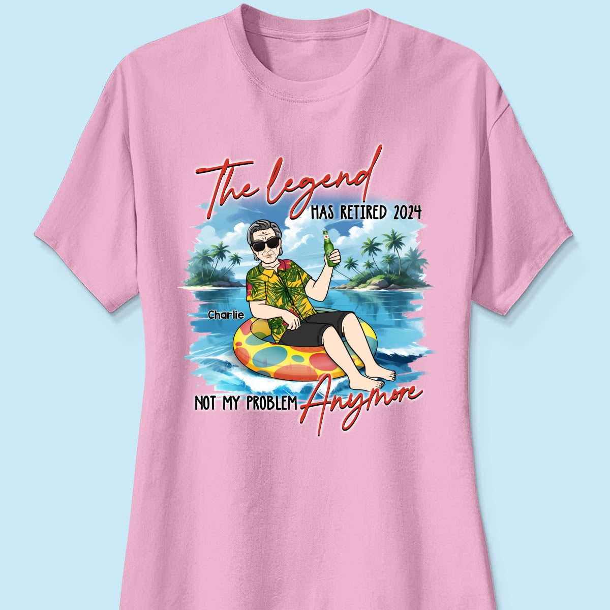 Retirement Gift Summer Man Woman Personalized Shirt