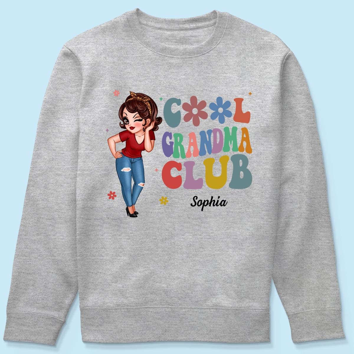 Cool Grandma Club Pretty Woman Personalized Shirt
