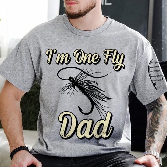 Father's Day Gifts, I'm One Fly Dad - Personalized Shirt