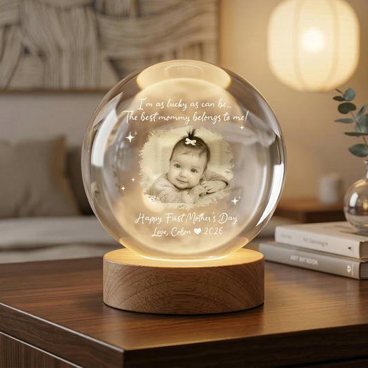 I’m As Lucky As Can Be…The Best Mommy Belongs To Me! - Personalized Night Light