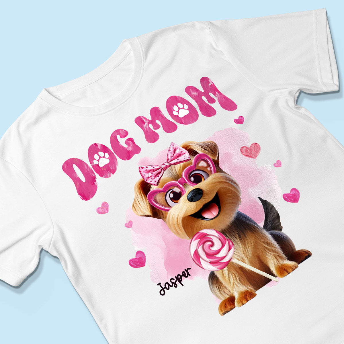 Funny Cartoon Dogs Dog Mom Personalized Shirt, Gift For Dog Lovers, Dog Moms