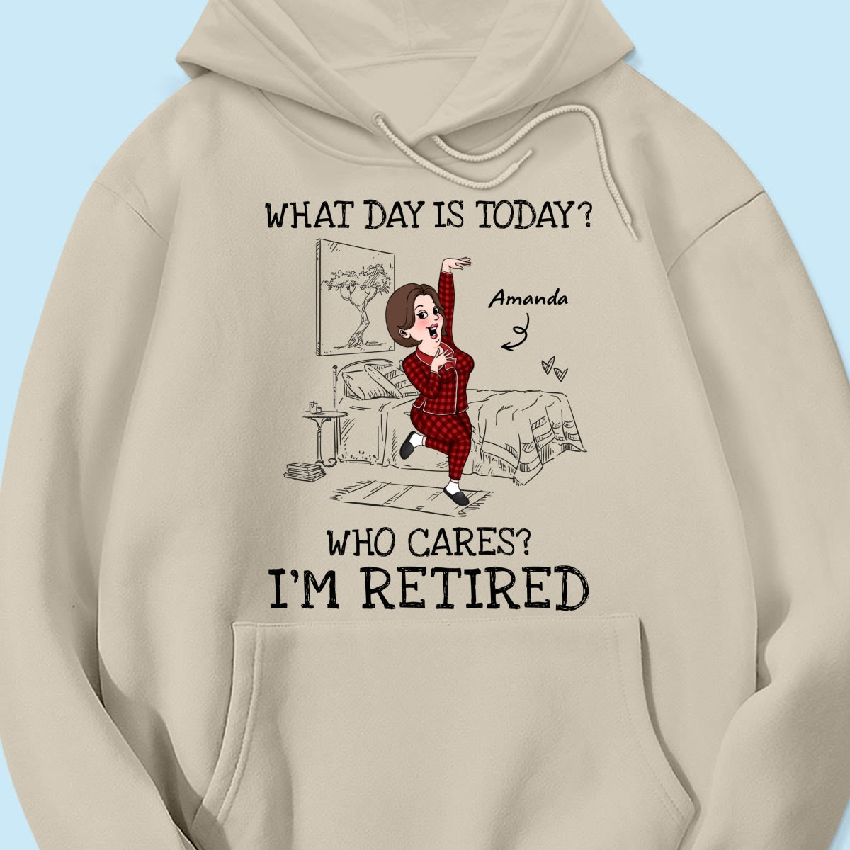 What Day Is Today Who Cares Personalized Shirt, Funny Retirement Gift For Colleagues, Mom, Dad