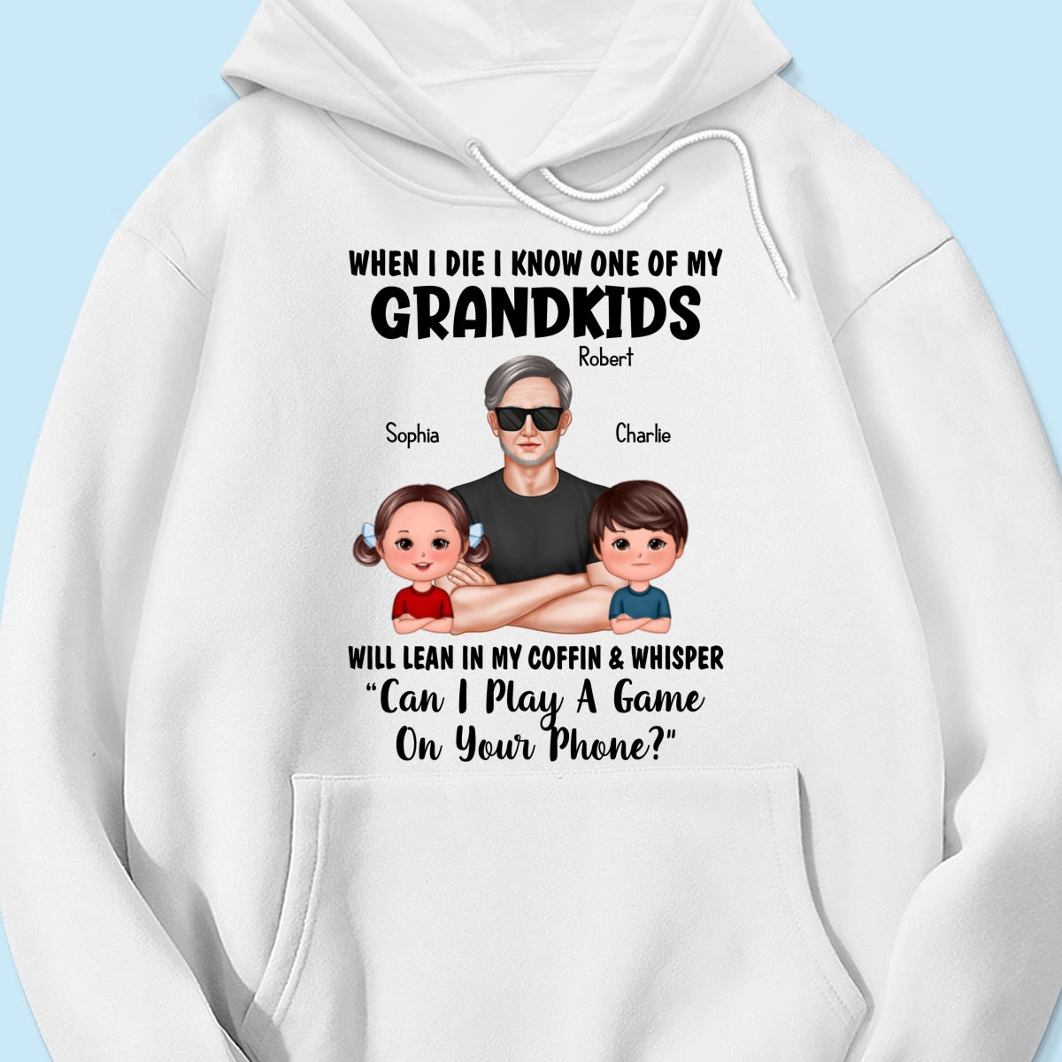 Funny Shirt For Grandpa Man And Kids Personalized Shirt
