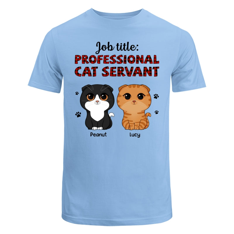 Professional Cat Servant Cute Cat Vector Personalized Shirt