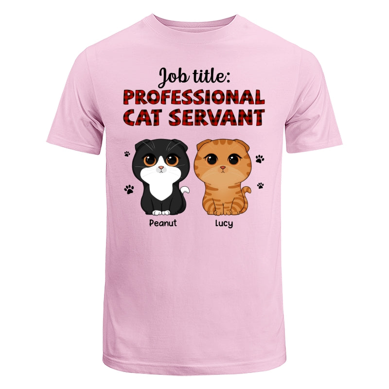 Professional Cat Servant Cute Cat Vector Personalized Shirt