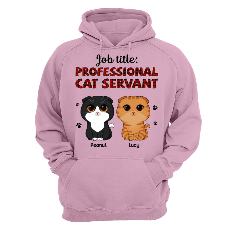 Professional Cat Servant Cute Cat Vector Personalized Shirt