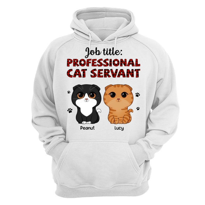 Professional Cat Servant Cute Cat Vector Personalized Shirt