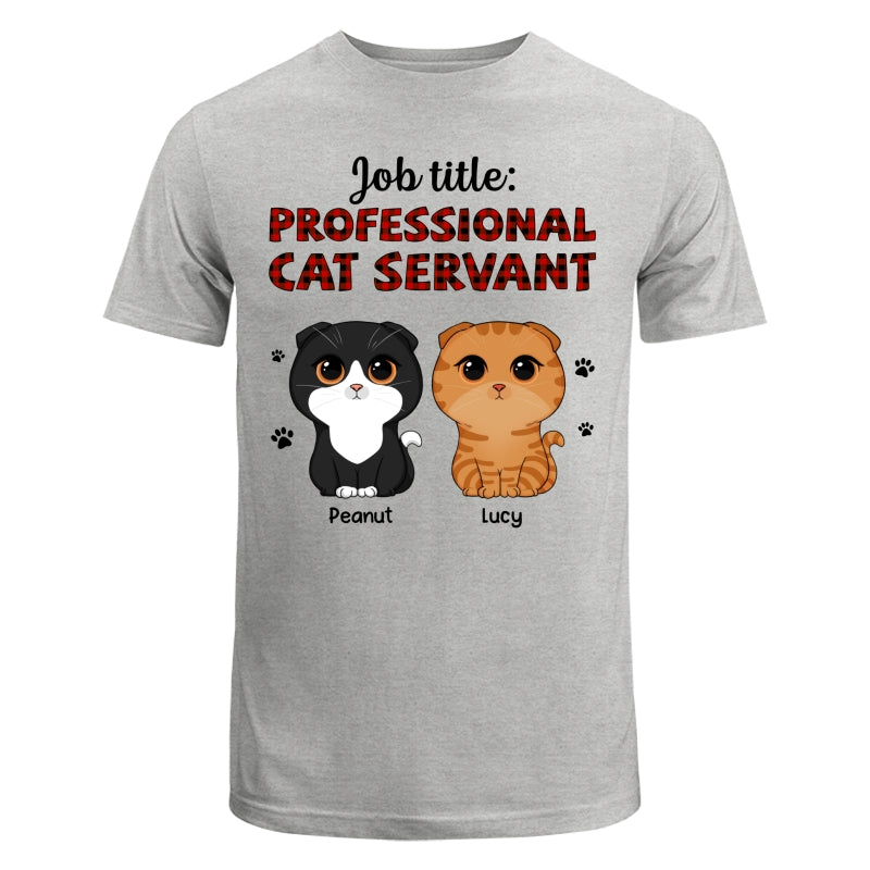 Professional Cat Servant Cute Cat Vector Personalized Shirt