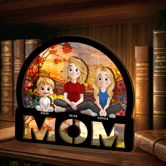 Mother's Day Gift For Mom, Mum, Wife - Personalized Wooden Plaque