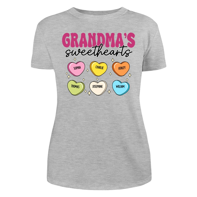 Grandma‘s Sweethearts Valentine’s Day For Grandma Mom Personalized Shirt
