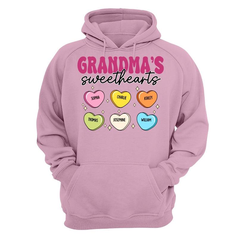Grandma‘s Sweethearts Valentine’s Day For Grandma Mom Personalized Shirt