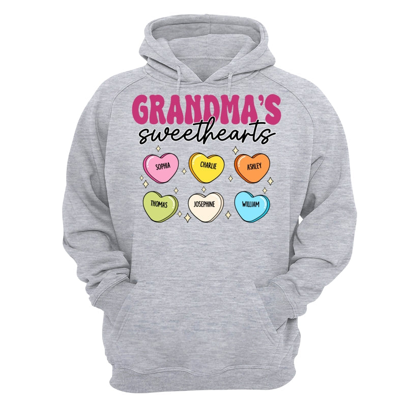 Grandma‘s Sweethearts Valentine’s Day For Grandma Mom Personalized Shirt