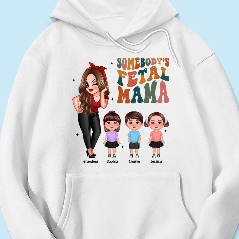 Somebody‘s Feral Aunt Mom Grandma Pretty Woman & Kids Personalized Shirt