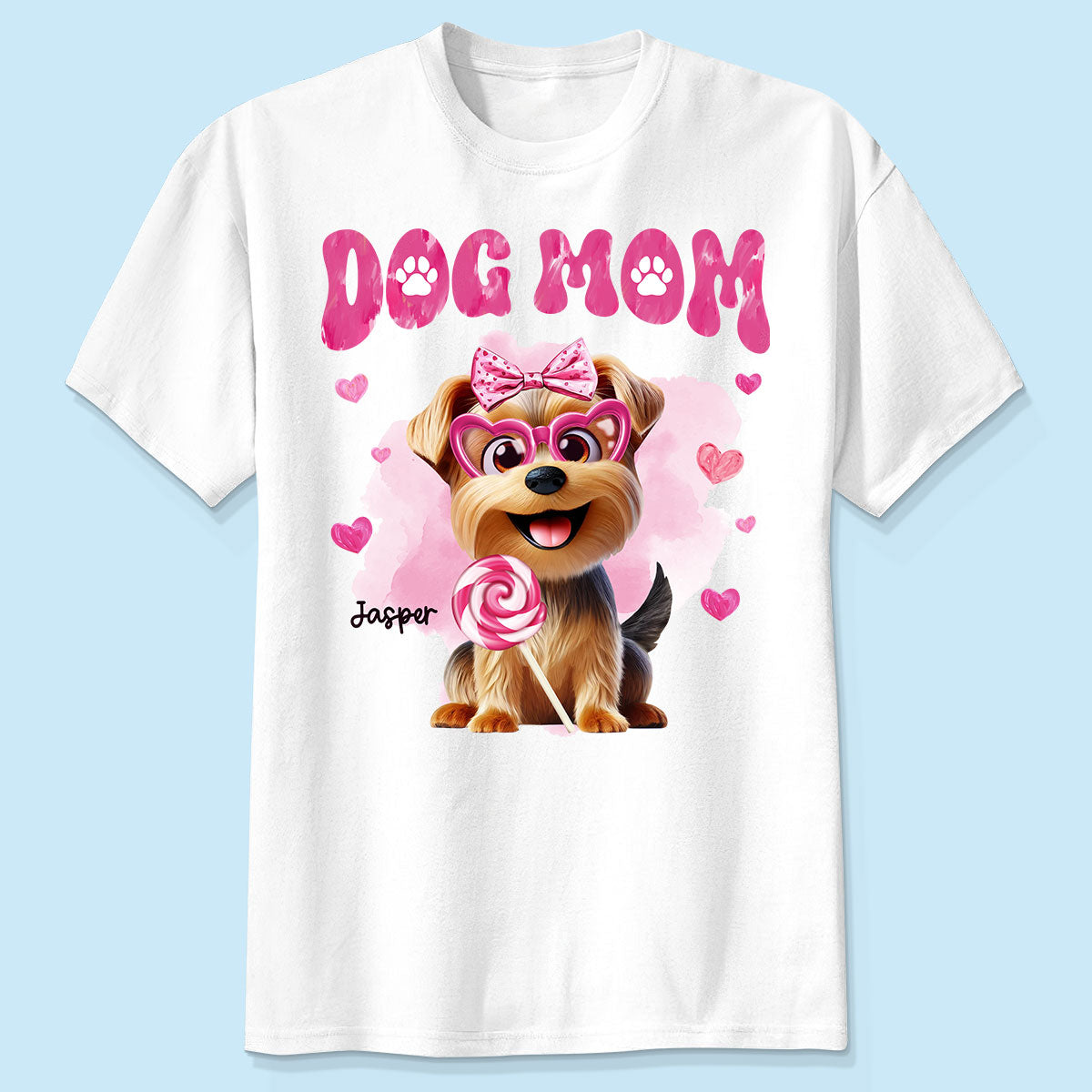 Funny Cartoon Dogs Dog Mom Personalized Shirt, Gift For Dog Lovers, Dog Moms