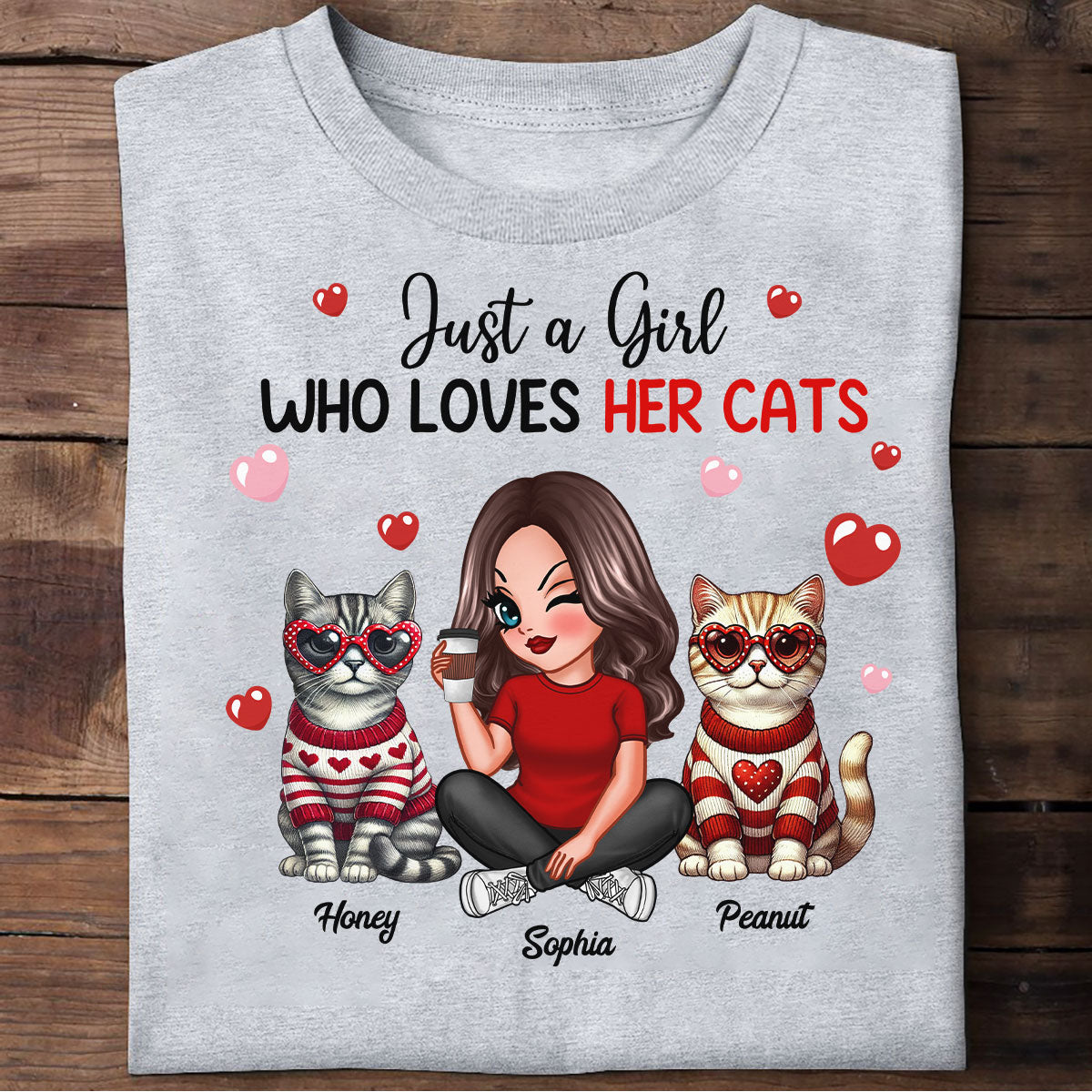 Just A Girl Who Loves Her Dogs Dog Mom Personalized Shirt