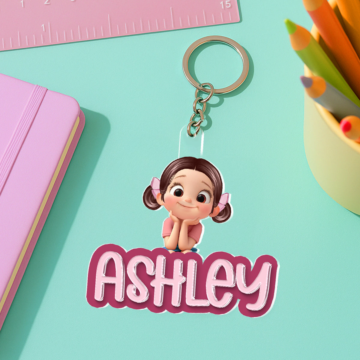 Name Tag for Backpack, Lunch Bag, Pencil Bag, Personalized Gift for Kids Boys Girls, Back to School Name Tag