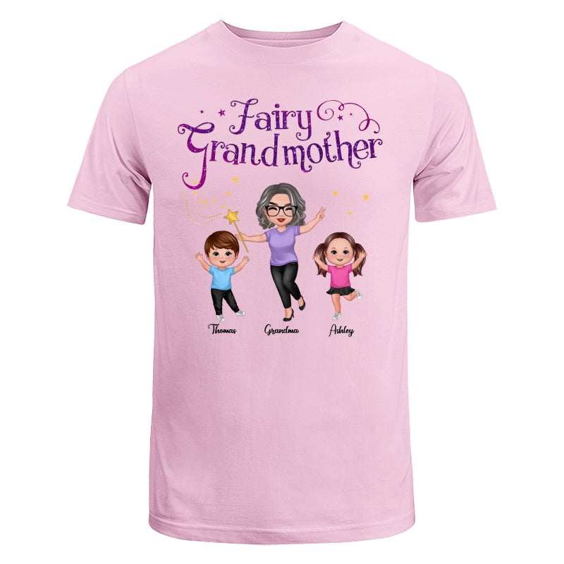 Fairy Grandmother Happy Doll Grandma And Grandkids Personalized Shirt