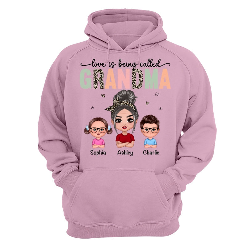 Colorful Leopard Love Is Being Called Grandma Personalized Shirt