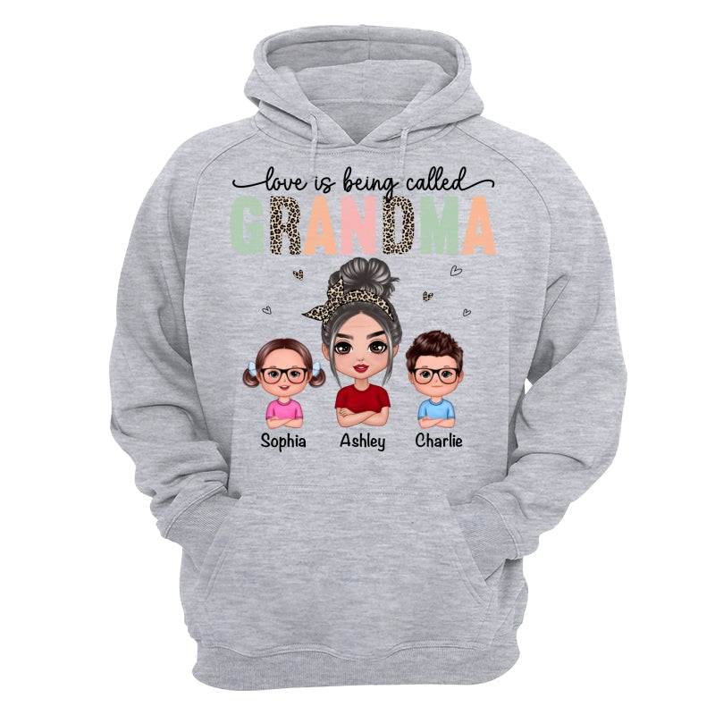 Colorful Leopard Love Is Being Called Grandma Personalized Shirt
