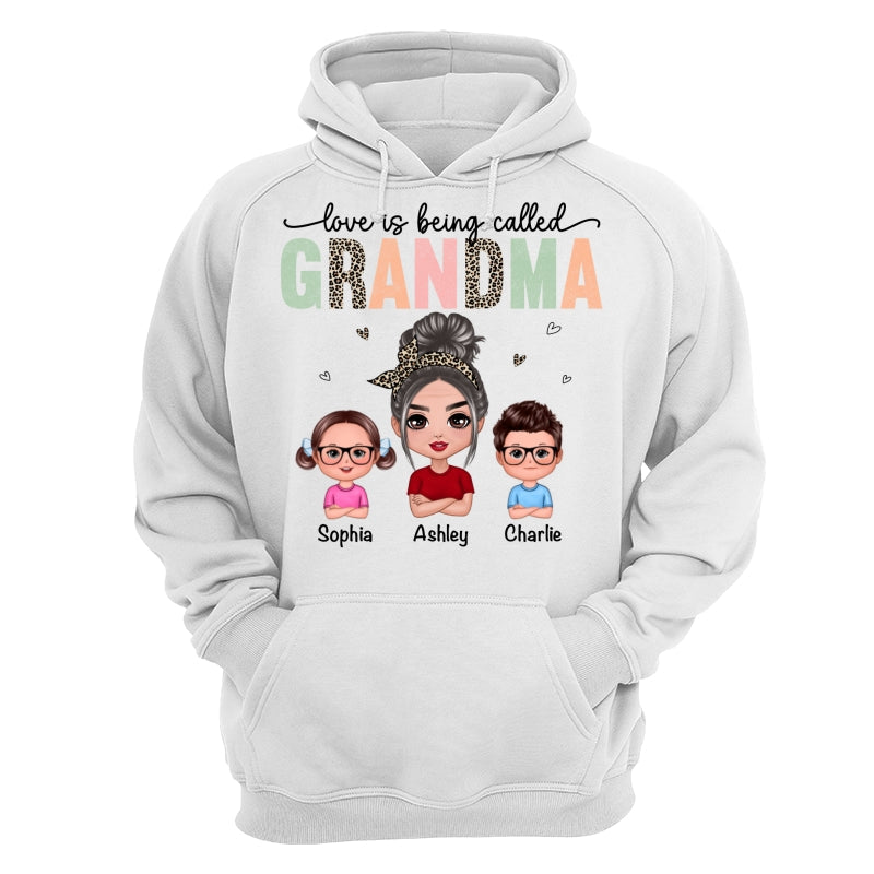 Colorful Leopard Love Is Being Called Grandma Personalized Shirt
