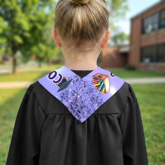 Preschool Kindergarten Graduation Custom Photo - Personalized Graduation Stole