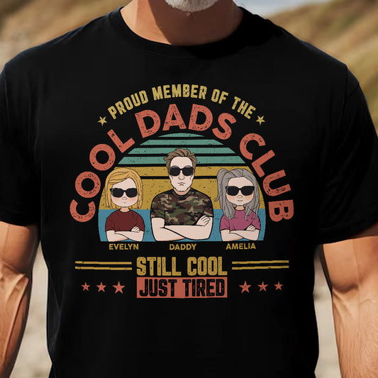 Proud Member Of The Cool Dads Club - Personalized Shirt