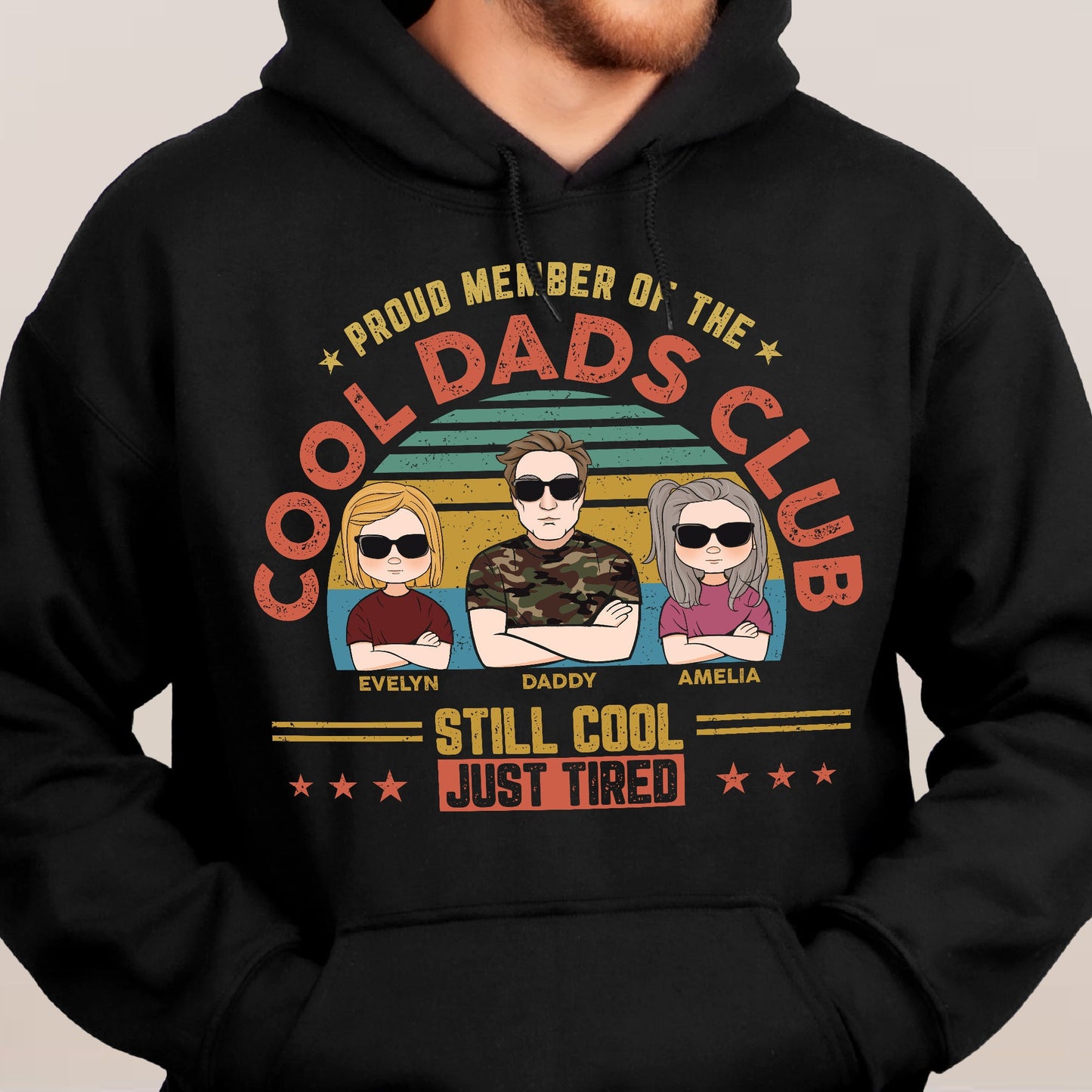 Proud Member Of The Cool Dads Club - Personalized Shirt