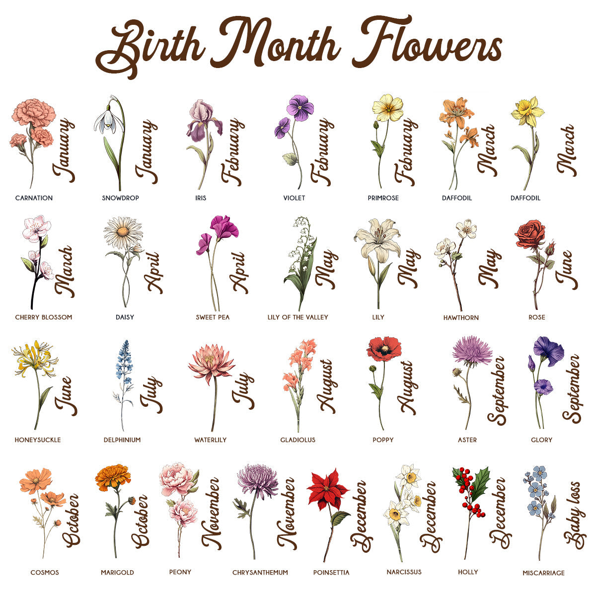 Couple Embracing Kissing Birth Month Flower Personalized Acrylic Block LED Night Light, Heartfelt 2025 Gift For Couple, For Him, For Her, Boyfriend, Girlfriend, Husband, Wife