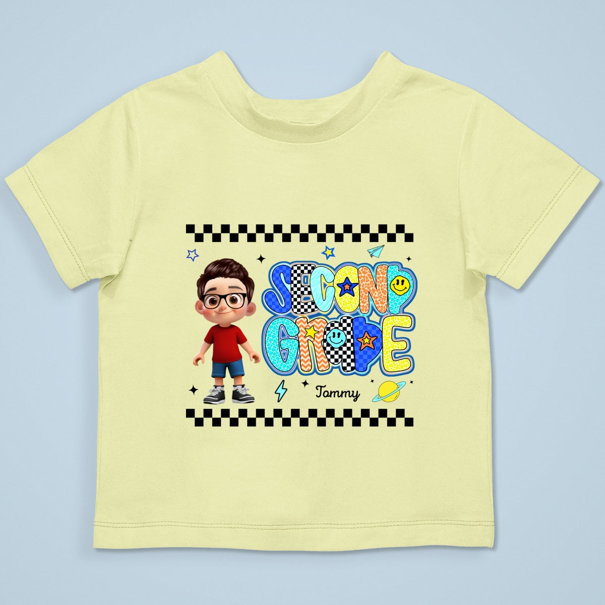 Preppy Back to School Shirt Pre-K to Fourth Grade for Kids, Boys, Girls, 1st Day of School