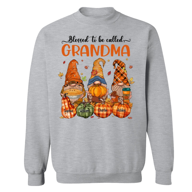 Fall Season Autumn Gnomes Pumpkins Personalized Shirt