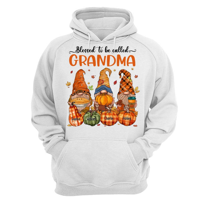 Fall Season Autumn Gnomes Pumpkins Personalized Shirt