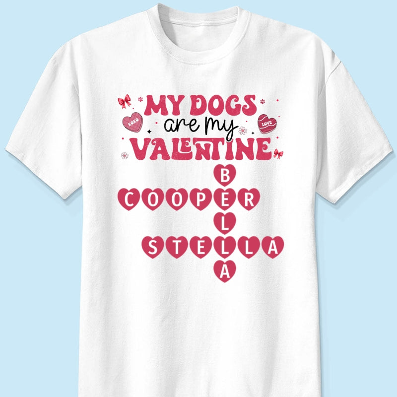 My Dogs Cats Are My Crossword Puzzle Art Gift For Pet Lover Personalized Shirt
