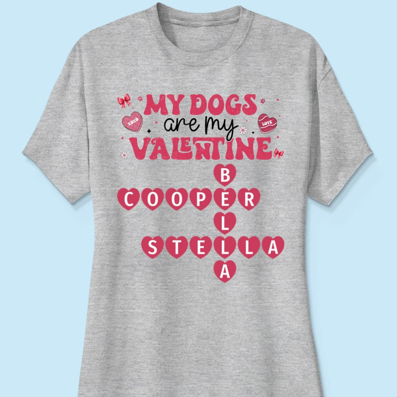 My Dogs Cats Are My Crossword Puzzle Art Gift For Pet Lover Personalized Shirt
