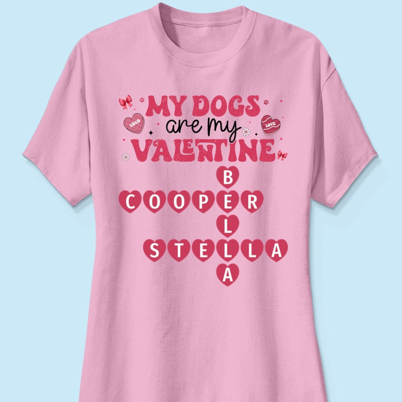 My Dogs Cats Are My Crossword Puzzle Art Gift For Pet Lover Personalized Shirt