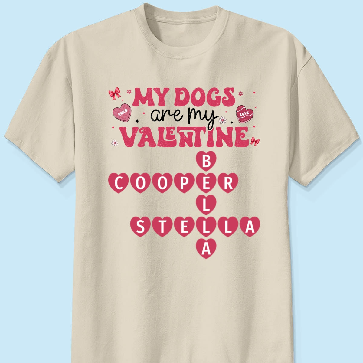 My Dogs Cats Are My Crossword Puzzle Art Gift For Pet Lover Personalized Shirt