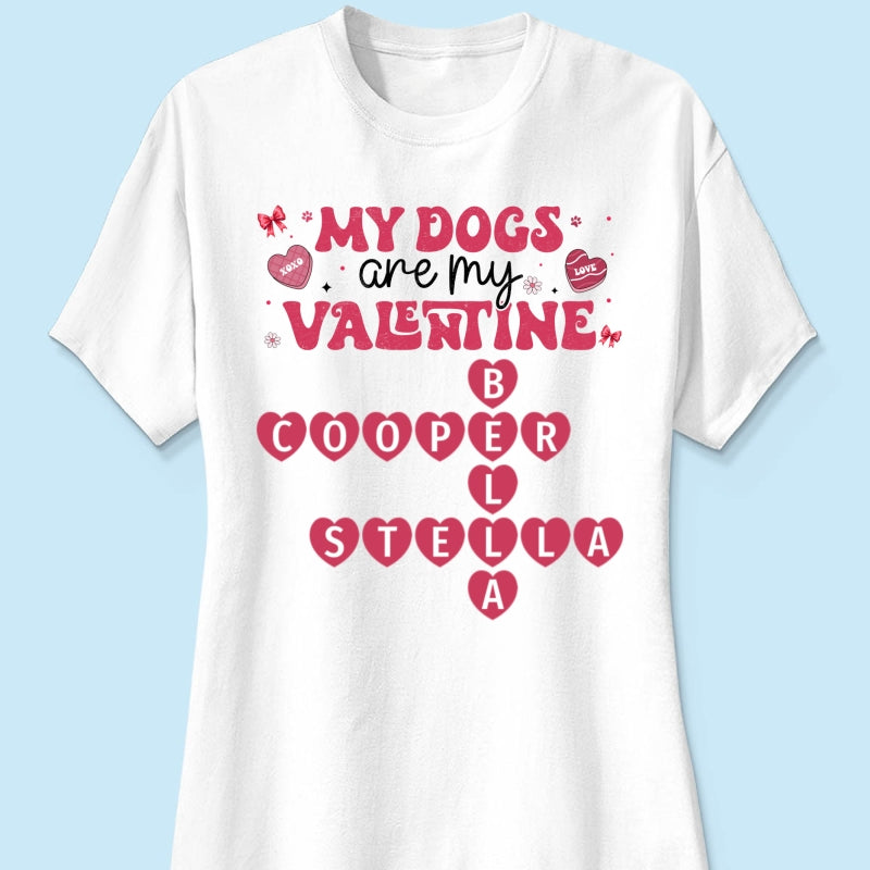 My Dogs Cats Are My Crossword Puzzle Art Gift For Pet Lover Personalized Shirt