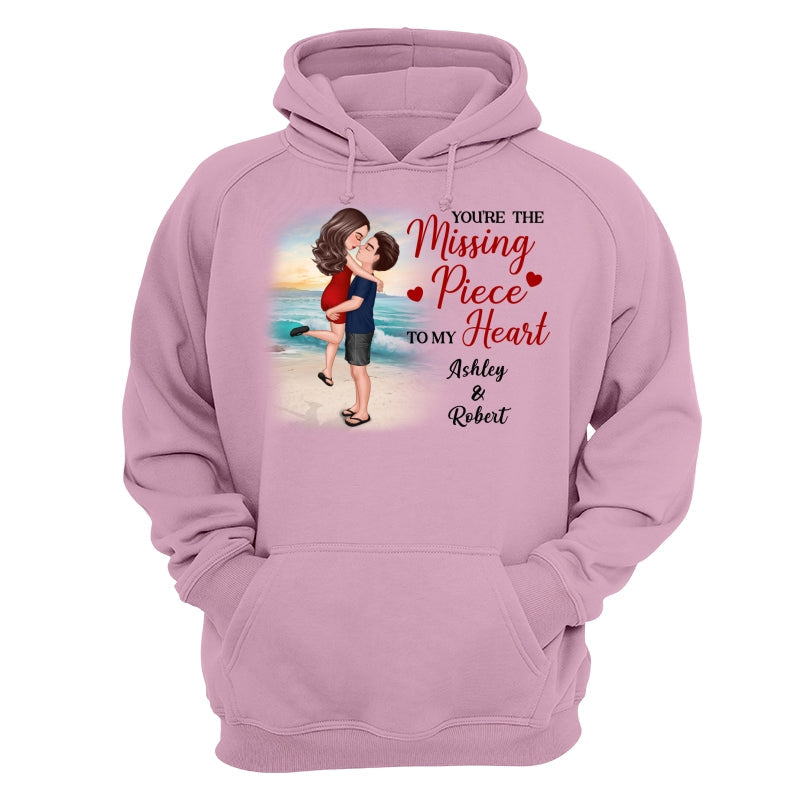 Couple Kissing On The Beach Personalized Shirt