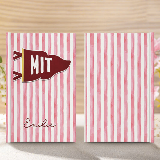 School Pennant Flag - Personalized Journal