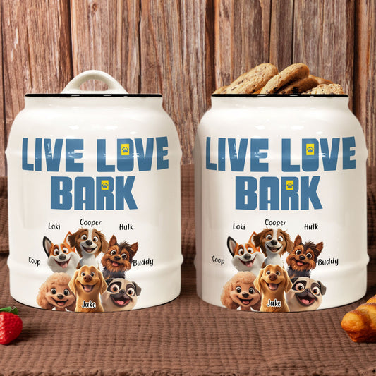 Spoiled Rotten Dog Treats - Personalized Cookie Jar