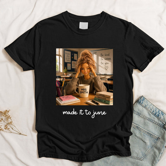 Teacher Doll Face Meme End Of Year - Personalized Shirt