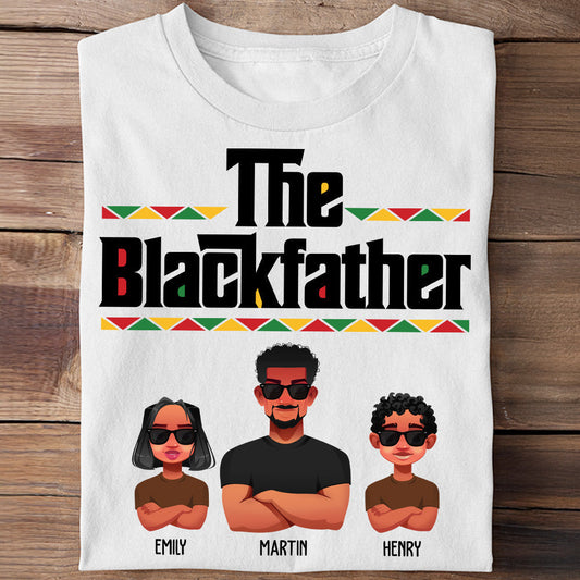 Father's Day Gifts, The Black Father New Version Father's Day Gift For Dad, Husband - Personalized Shirt