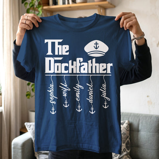 Father's Day Gifts, The Dockfather - Personalized Shirt