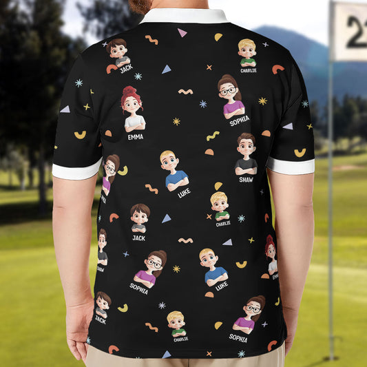 Father's Day Gifts, This Dad Belongs To - Personalized Polo Shirt