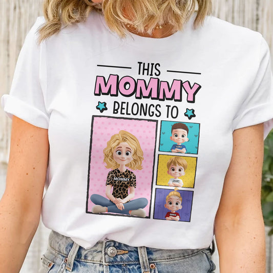 This Mommy Belongs To - Personalized Shirt