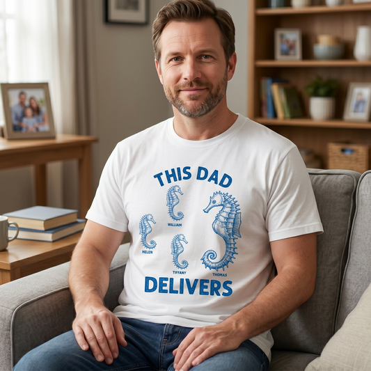 Father's Day Gifts, This Dad Delivers - Personalized Shirt