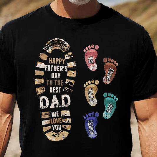 Father's Day Gifts, To The Best Dad - Personalized Shirt