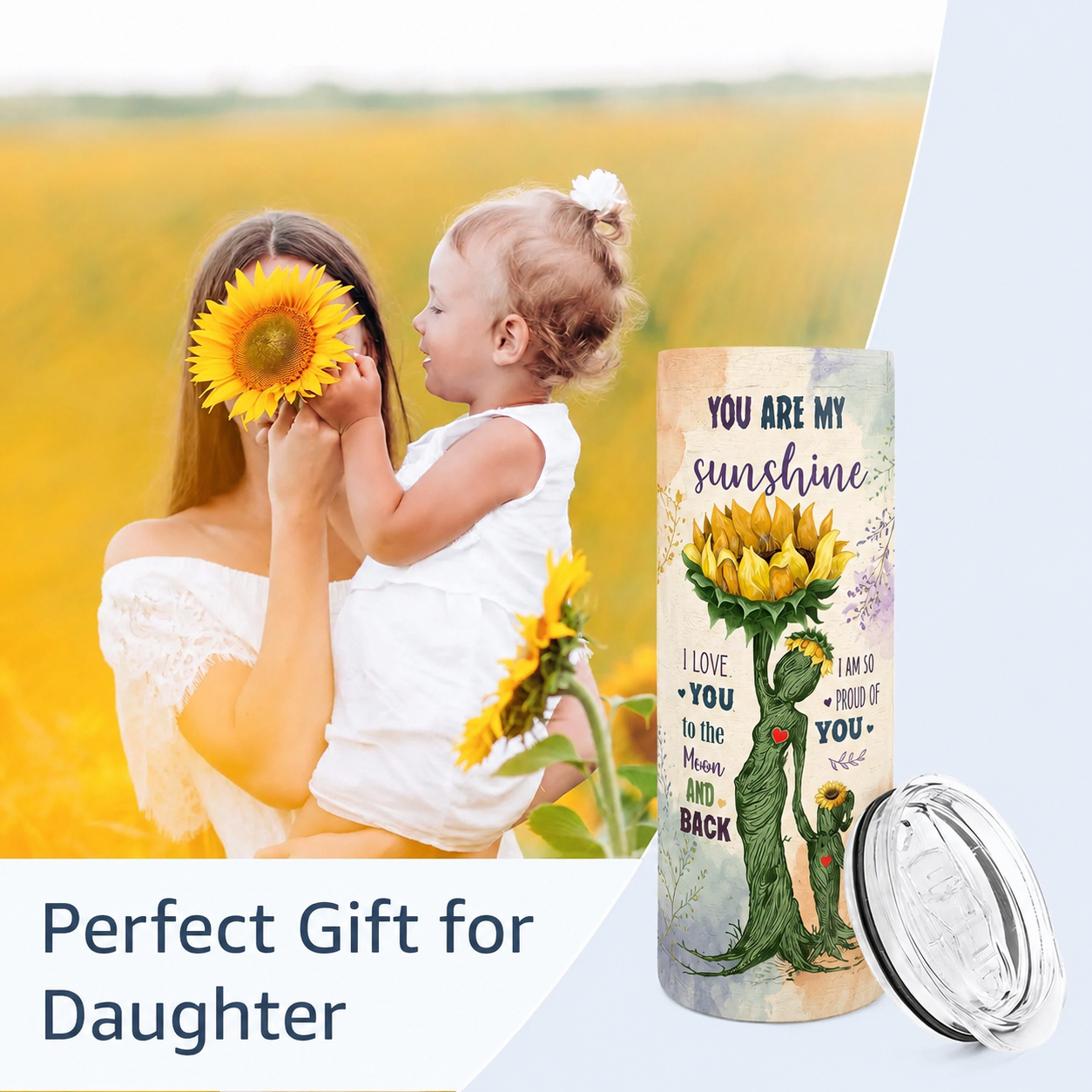 To My Daughter - Skinny Tumbler
