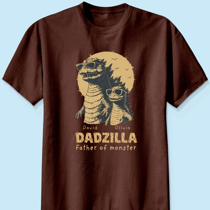 Father of Monsters - Personalized Shirt - Funny Father's Day Gift for Dad, Papa, Husband